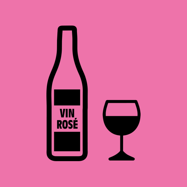 Vin Rosé cote du rhone